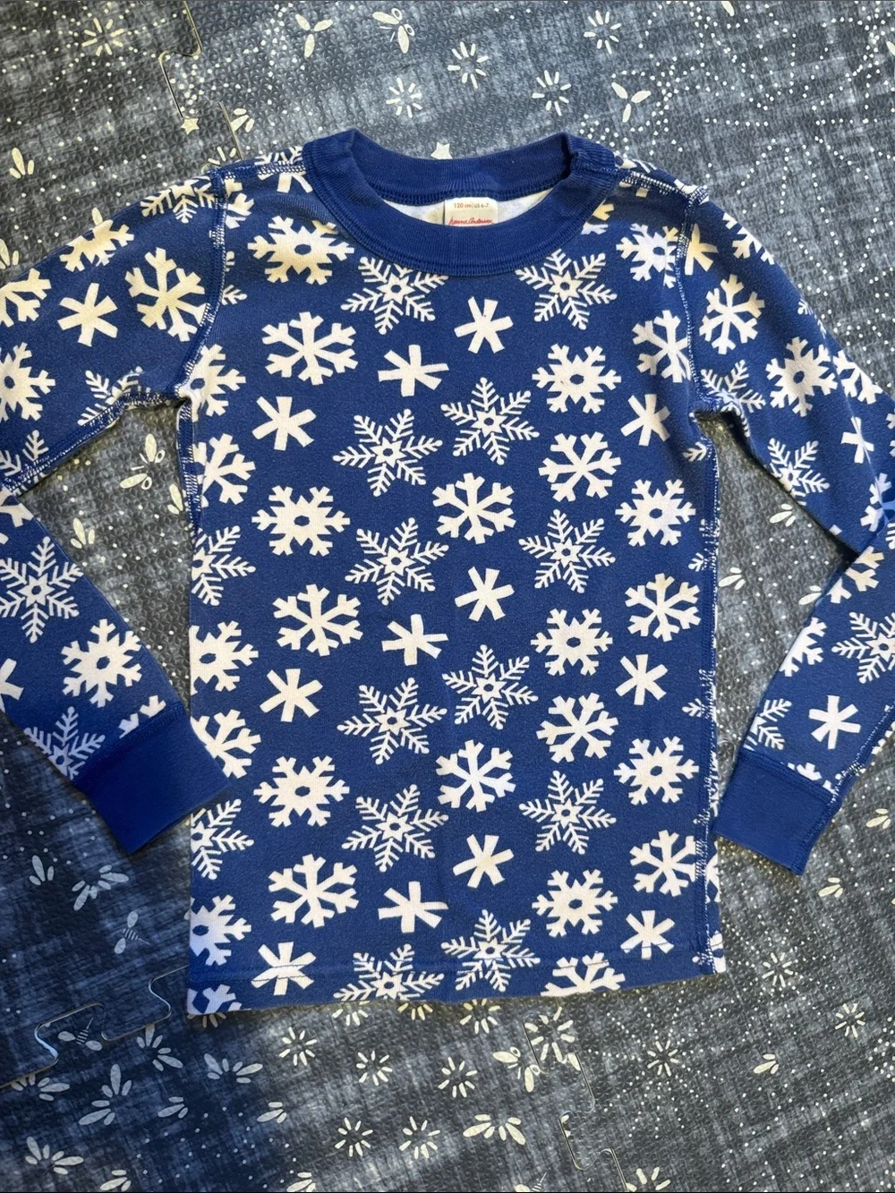 Hanna 6-7 Snow Flake Long Johns